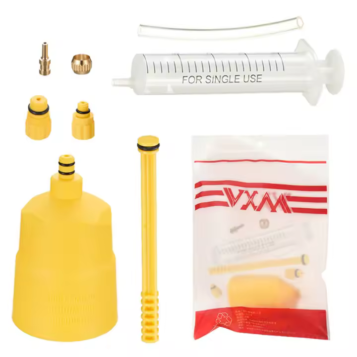 Kit De Sangrado De Freno De Disco Para Bicicleta Shimano Herramienta De Reparación De Flujo De Freno De Montaña Y Carretera - 1