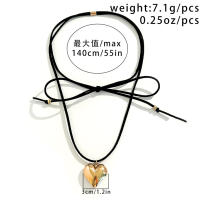 Collar De Corazón Creativo Y Dulce Para Mujer Ajustable Con Lazo Gótico Joyería De Moda Y2K Para Bodas Y Fiestas - details 12