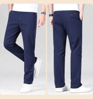 Nuevos Pantalones Casuales Para Hombre De Algodón Para Todas Las Estaciones Pantalones Negocios Rectos Y Slim Moda Clásica Talla Grande Con Bolsillos - details 8