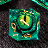 Juego De Dados DND Líquido Núcleo D&D Resina Fronteriza Para Juego De Rol RPG D20 D12 D10 D8 D6 D4 Borde Fino Dados De Dragón Y Sótano - details 5