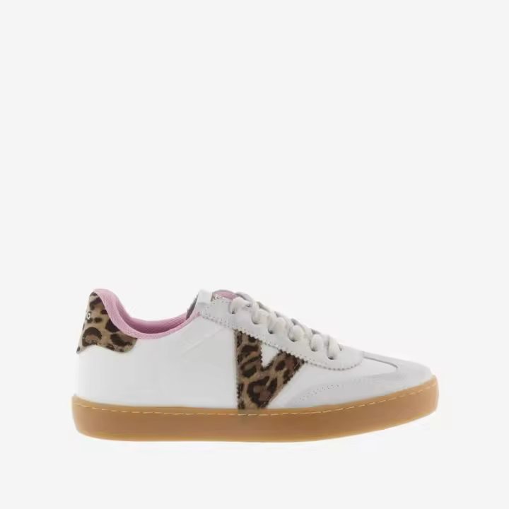 Deportivas Victoria Berlín Efecto Piel & Serraje Leopardo - 1