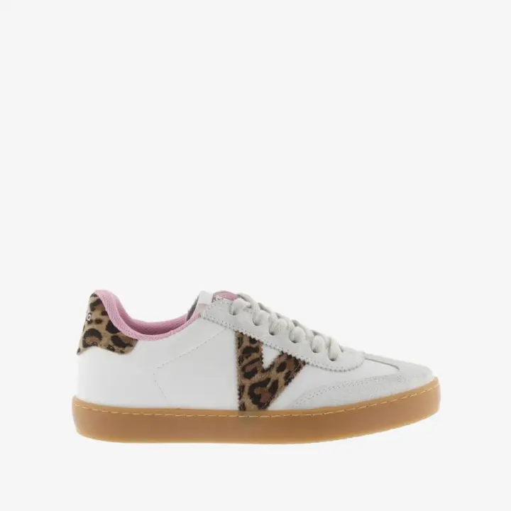 Deportivas Victoria Berlín Efecto Piel & Serraje Leopardo - 1