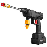 Hidrolimpiadora inalámbrica de alta presión a batería, pistola de agua portátil para lavado de autos, 30 bar + batería - details 11