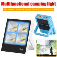 Nueva Lámpara De Emergencia Solar Recargable LED Portátil Proyector De Foco Amplio Para Exteriores Camping Luz De Fosa - details 0