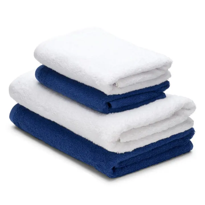 CASTMA GARANTIA DE ALTA CALIDAD - Juego de 4 Toallas de Algodón Peinado 100% de 600grs/m2 para Lavabo y Ducha en Varios Colores - 1