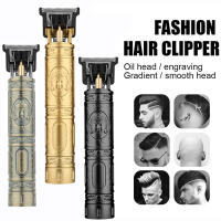 Cortadora De Pelo Vintage T9 Profesional Portátil Recargable Precisión Para Hombres Corte Seco Y Humedo Longitud Mínima 1.1-2 Mm Material De Hoja De Acero Inoxidable - details 2