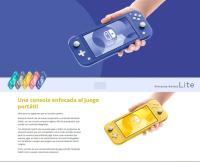 Nintendo Switch Lite :  Consola Portátil | Colores Azul, Gris, Verde, Rosa y Amarillo | Versión Japonesa + Adaptador Europeo - details 0