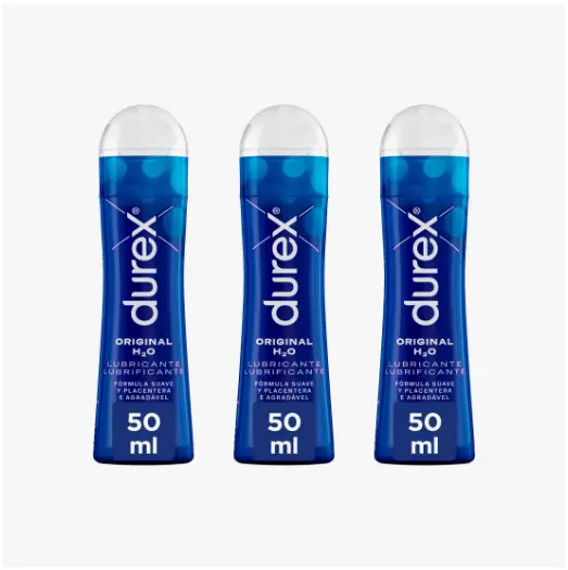 Durex - Lubricantes Lote x3 50ml, para sexo seguro. Descubre el tuyo y disfruta. Original, Calor, Frescor. Fresa y Perfect Connection - 1