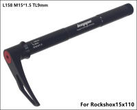 HEPPE Juego De Frente Para Bicicleta Con Eje Transversal Compatible Con Bicis MTB Y Carretera Quick Release M15xP1.5 Longitud 120-158mm Piezas - details 17