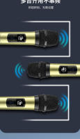Micrófono Inalámbrico UHF 2 Canales Fijo Para Party Karaoke Profesional Iglesia Show Conferencia Handheld Micphone CHANGXI - details 15