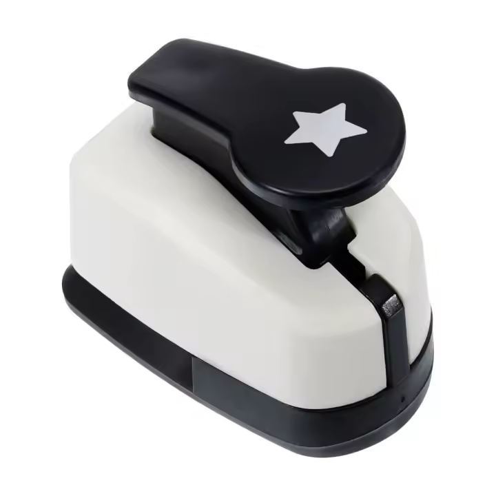 Pulverizador De Agujeros Pentagrama 9-25mm Para Niños Máquina De Scrapbooking Educativa Herramienta De Corte De Papel Y Manualidades - 1