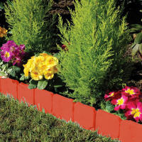 Borde De Jardín Efecto Piedra Fencing Para Paisaje Jardín Valla De Hierba Borde De Flores Eco-amigable Impermeable Plástico - details 4
