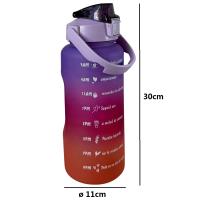 Botella de agua de Plástico 2L para Bebidas Refresco Agua, Botella de Agua Con Pajita Para deporte Gimasio,  Botellas de agua para hacer ejercicio Maxia Market - details 5