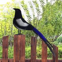 Adorno De Jardín De Imitación De Pájaro Magpie Para Fotografía De Propiedad Arte De Yard Landscape Micro Escenario Animal De Jardín - details 7