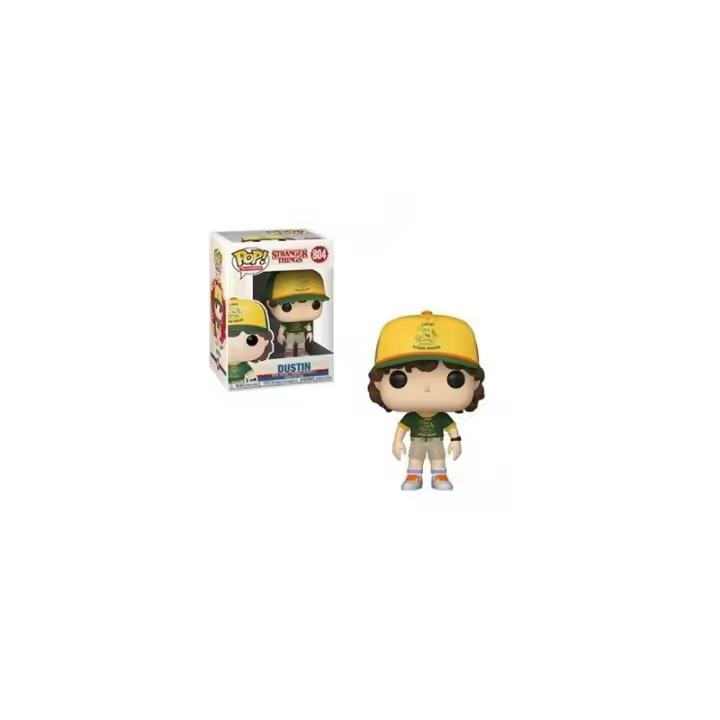 Funko POP! Stranger Things - Serie - 804 Dustin (At Camp)  - Stranger Things - Figura Coleccionable Oficial - Juguete para Niños y Adultos - Fans - Diversidad de Personajes y Temáticas - 1