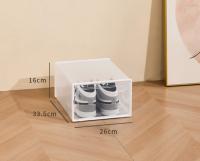 Zapatero plegable para el hogar, caja zapatos ,caja plastico cajone caja de almacenamiento de plástico transparente, organizador de zapatos, Zapatero de almacenamiento para zapatos de baloncesto, tacones altos 2 tamaños - details 2