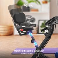 KM-Fit bicicleta estÃ¡tica, bicicleta fitness plegable con aplicaciÃ³n hasta 150Kg - details 9