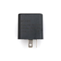 Relé De Flasher Electrónico Ajustable En Velocidad 12V Para Señal De Motocicleta Con 2 Pines Reemplazo Universal De Advertencia De Emergencia - details 2