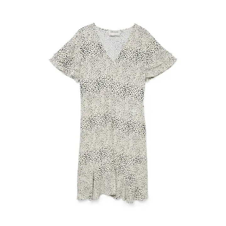 Vero Moda Vestido Mujer VMPIPER SS V-NECK BLK DRESS VMA - 1