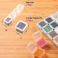 Caja De Diamantes Para Pintura DIY 30 Cuadrículas Caja De Almacenamiento Para Joyería Y Uñas Contenedor De Herramientas De Arte - details 1