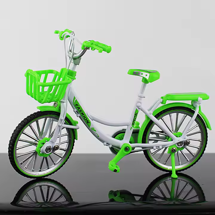 Mini Bicicleta De Acción 1:10 Para Adultos Y Niños Juguete De Simulación De Carreras Con Doble Rueda Regalo Para Niños Colección De Montaña De Bicicleta De Metal - 1