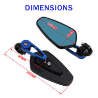 Espejos Retrovisores Laterales Para Motocicleta Aprilia RSV RSV4 RSV1000/R Shiver Tuono 1000/R V4R Manillar De Montaje Directo Peso Approx 0.2kg - details 5