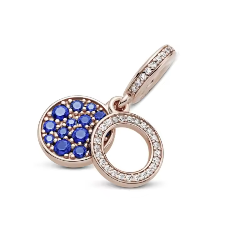 Círculo y disco Pandora Rose colgante con Zirconia cúbica  789186C01 PANDORA Raíz Joyas de Plata Joyas Pandora MUJER inicio Charm Pandora Mujer Pandora Original - 1