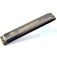 Harmonica Cromática De Boquilla C 24 Agujeros Instrumento De Viento De Madera Organófono Musical Acero Inoxidable Fosfor-bronce Ti-Plated - details 7