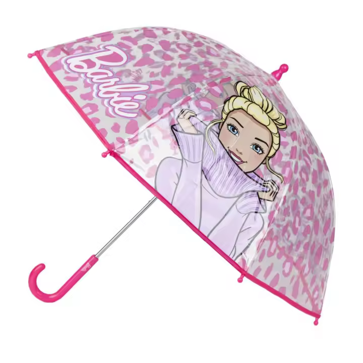Paraguas Barbie Animal Print Transparante Niña 78697 - 1