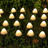 Luces De Hongo Solar Para Jardín Decoración Exterior Impermeable Con 8 Modos Luces Nocturnas Para Camino Paisaje Jardín Navidad - details 7