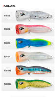Noeby Señuelo De Pesca Super Poper 140mm 74.5g Lure De Superficie Con Gran Salpicadura Wobbler Reinforced Artificial Duro Para Pesca En Oceano GT Tuna - details 9