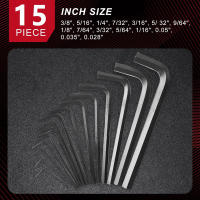 Juego De Llaves Allen 35 Piezas Métricas Y Estándar SAE De Acero Cromo Vanadio Llaves Hexagonales Antideslizantes Tamaños De 0.7mm a 10mm Y 0.028" a 3/8 - details 4
