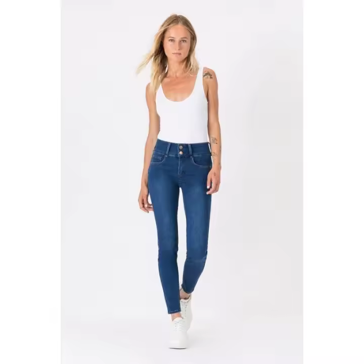 Double up Jeans Marcas Mujer Ropa Tiffosi Tiffosi mujer  Jeans -Tiffosi- Double Up_230 M10 azul medio - 1