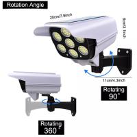 Kmt Style - Foco Luz LED Solares Con Sensor De Movimiento Jardin Patio Luces Lampara Cámara Falsa - details 1