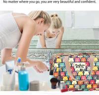 Neceser Mujeres Neceser de Viaje Bolsa de Lavar Bolsa de Cosméticos Grande Bolsas de Tocador Señoras Bolsas de Aseo Organizador Impermeable Bolso de Lavado Maquillaje para niñas (Oso) - details 1