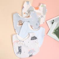 4pcs Pañuelos Ajustables De Algodón Para Bebés Recién Nacidos Bandana De Burp Para Niños Y Niñas Toalla De Lágrimas Para Comer - details 3