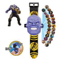 Reloj Digital Disney Spiderman Proyección 24 Hombres Capitán América Iron Man Juguetes Hulk Regalos Para Niños Educativo Batería AG3X4 - details 11