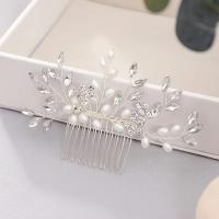 Peine De Boda Dorado Y Plateado Con Perlas Falsas Y Cristales Rhinestone Combinado De Cabello Para Novia Accesorio De Cabeza Para Adultos - details 6