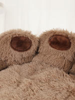 Sofá Para Perros Y Gatos Forma De Pata De Oso Cómodo Y Suave Cama De Peluche Para Mascotas Pequeñas Medianas Y Grandes - details 7