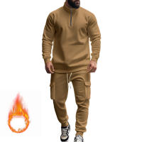 Conjunto Deportivo Casual Para Hombres Verano Otoño Invierno Con Cierre De Cremallera Y Veludo Tejido De Poliéster Talla S a XXXL - details 104