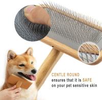 Cepillo para mascotas Perros y gatos Peine de limpieza automática, cepillo de aseo para mascotas adecuado para pelo largo y corto, herramienta para depilación para perros y gatos - details 2