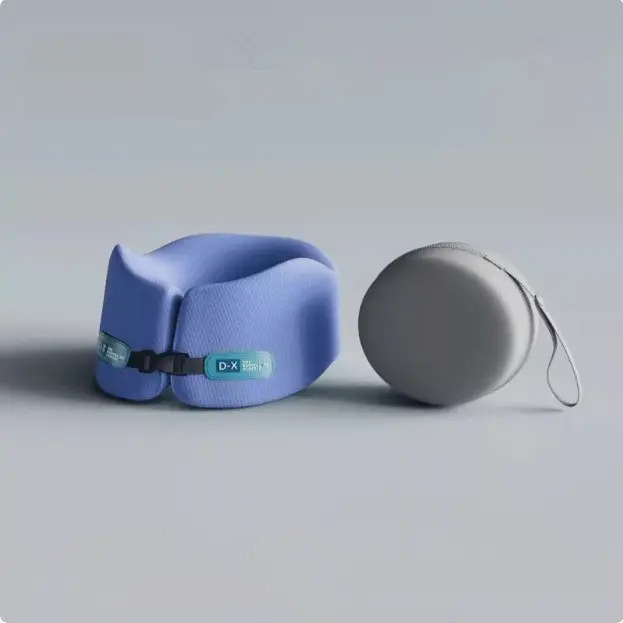 Almohada De Viaje Suave En Forma De U Para Cuello Almohada De Esponja De Memoria Para Salir En Avión Almohada De Cervical De Viaje - 1