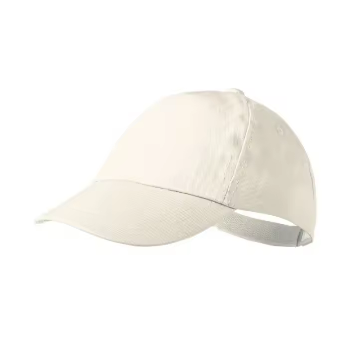 Gorra Niño Algodon SPORTKID ajustable con velcro trasero Blanco - 1