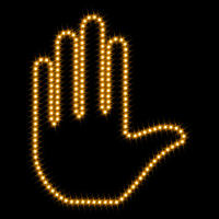 Luz De Señal De Mano Para Coche LED Con Control Remoto Luz Divertida Para Ventana Interior De Coche Decorativa Y Funcional - details 5