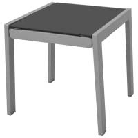 vidaXL Tumbonas con mesita aluminio Sillas de Exterior Ideal para jardín, playa, piscina, terraza Tumbona Piscina Tumbonas Playa Tumbonas Jardín Exterior - details 2