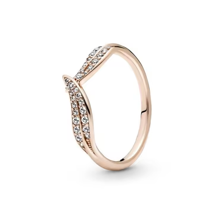 Anillo Pandora Rose Hojas Brillantes 189533C01 - 1