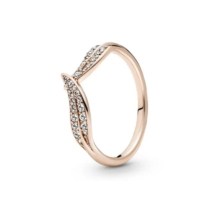 Anillo Pandora Rose Hojas Brillantes 189533C01 - 1