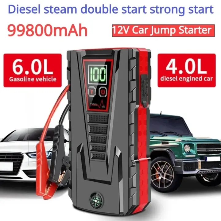 Arrancador de Batería Portátil Gasolina y Diésel 99800mah - 1
