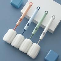 Cepillo De Limpieza Para Botellas De Bebé Con Esponja Desmontable Herramienta De Limpieza De La Cocina Escovas De Garrafa PP Apta Para Niños De 0 a 36 Meses - details 1