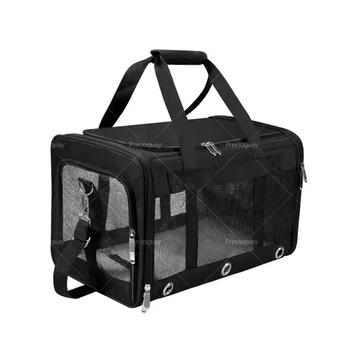 Bolsa plegable para mascotas, mochila portátil para gatos, mochila de hombro portátil de gran capacidad para gatos, mochila de salida para perros pequeños - 1